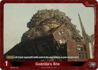 Godzilla's Bite (EPR-005) - Booster Set 4: Endless Wars - Godzilla Card Game card