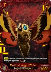 Mothra (imago) (2004) (EBP04-042+) - Booster Set 4: Endless Wars - Godzilla Card Game card