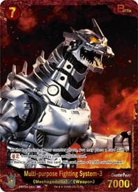 Multi-purpose Fighting System-3 (EBP04-043+) - Booster Set 4: Endless Wars - Godzilla Card Game card