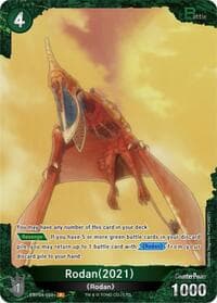 Rodan (2021) (EBP04-059+) - Booster Set 4: Endless Wars - Godzilla Card Game card
