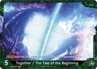 Together / The Two of the Beginning (EBP04-087+) - Booster Set 4: Endless Wars - Godzilla Card Game card