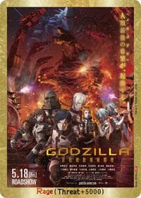 Rage (E10++) - Booster Set 4: Endless Wars - Godzilla Card Game card