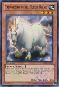 Tanngrisnir of the Nordic Beasts (Mosaic Rare) - Battle Pack 2: War of the Giants - YuGiOh card