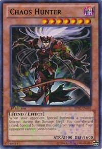 Chaos Hunter (Mosaic Rare) - Battle Pack 2: War of the Giants - YuGiOh card