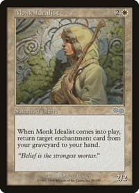 Monk Idealist - Urza's Saga - Magic: The Gathering card