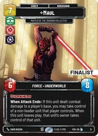 Maul - Master of the Shadow Collective (Finalist) - Organized Play Promos - Star Wars: Unlimited card