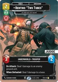 Benthic "Two Tubes" - The War Has Just Begun - Judge Promos - Star Wars: Unlimited card