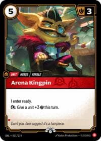 Arena Kingpin - Riftbound Organized Play Promotional Cards - Riftbound: League of Legends Trading Card Game card