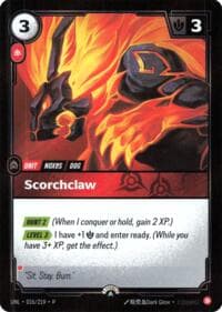 Scorchclaw - Riftbound Organized Play Promotional Cards - Riftbound: League of Legends Trading Card Game card