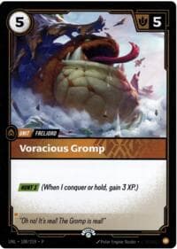 Voracious Gromp - Riftbound Organized Play Promotional Cards - Riftbound: League of Legends Trading Card Game card