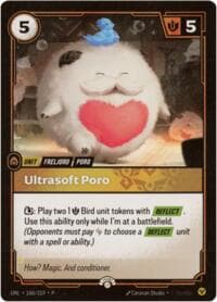 Ultrasoft Poro - Riftbound Organized Play Promotional Cards - Riftbound: League of Legends Trading Card Game card