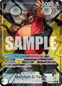 Marshall.D.Teach (080) (Alternate Art) - The Time of Battle - One Piece Card Game card