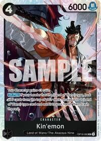 Kin'emon - The Time of Battle - One Piece Card Game card
