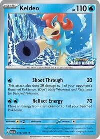 Keldeo - 019/086 (Chaos Rising Stamped) - Miscellaneous Cards & Products - Pokemon card