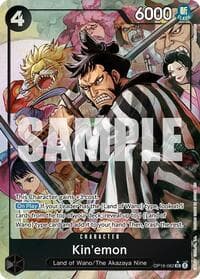Kin'emon (Alternate Art) - The Time of Battle - One Piece Card Game card