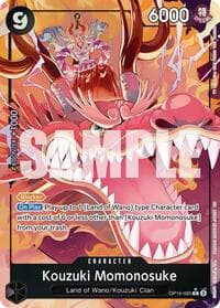 Kouzuki Momonosuke (085) (Alternate Art) - The Time of Battle - One Piece Card Game card