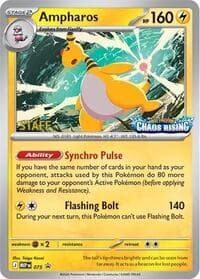 Ampharos - 075 [Staff] - ME: Mega Evolution Promo - Pokemon card