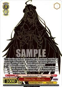Dress Up, Albedo (PR+) (Foil) - Nazarick: Tomb of the Undead Vol.3 Extra Booster - Weiss Schwarz card