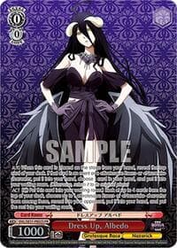 Dress Up, Albedo (PR) (Foil) - Nazarick: Tomb of the Undead Vol.3 Extra Booster - Weiss Schwarz card