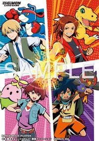 Digimon Card Game Official Sleeves - Data Squad (60-Pack) - Bandai Card Sleeves - Card Sleeves card