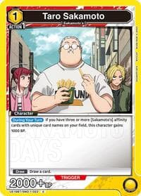 Taro Sakamoto (022) - UE19BT: SAKAMOTO DAYS - Union Arena card