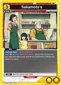 Sakamoto's - UE19BT: SAKAMOTO DAYS - Union Arena card