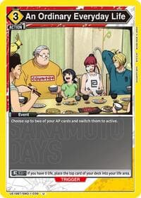 An Ordinary Everyday Life - UE19BT: SAKAMOTO DAYS - Union Arena card