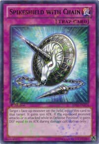 Spikeshield with Chain (Mosaic Rare) - Battle Pack 2: War of the Giants - YuGiOh card
