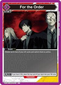 For the Order - UE19BT: SAKAMOTO DAYS - Union Arena card