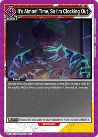 It's Almost Time, So I'm Clocking Out - UE19BT: SAKAMOTO DAYS - Union Arena card