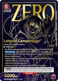 Lelouch Lamperouge (042) (SR***) (Serial Numbered) - UEX03BT: CODE GEASS: Lelouch of the Rebellion Vol.2 - Union Arena card