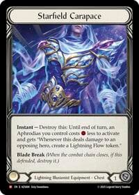 Starfield Carapace - Armory Deck: Zyggy - Flesh and Blood TCG card