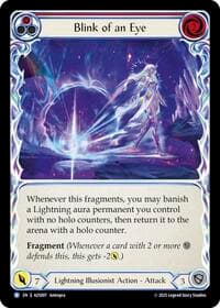 Blink Of An Eye (Red) - Armory Deck: Zyggy - Flesh and Blood TCG card