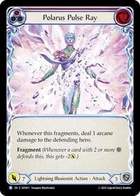 Polarus Pulse Ray (Red) - Armory Deck: Zyggy - Flesh and Blood TCG card