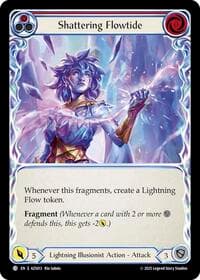 Shattering Flowtide (Red) - Armory Deck: Zyggy - Flesh and Blood TCG card