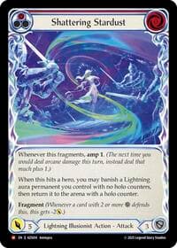 Shattering Stardust (Red) - Armory Deck: Zyggy - Flesh and Blood TCG card
