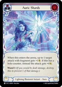 Auric Shards (Red) - Armory Deck: Zyggy - Flesh and Blood TCG card