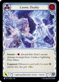 Cosmic Duality (Blue) - Armory Deck: Zyggy - Flesh and Blood TCG card