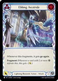 Ebbing Arcstride (Blue) - Armory Deck: Zyggy - Flesh and Blood TCG card