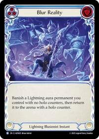 Blur Reality (Blue) - Armory Deck: Zyggy - Flesh and Blood TCG card