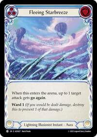 Fleeing Starbreeze (Blue) - Armory Deck: Zyggy - Flesh and Blood TCG card