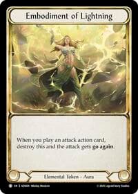 Embodiment Of Lightning - Armory Deck: Zyggy - Flesh and Blood TCG card