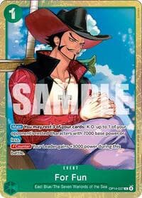 For Fun (Premium Card Collection -Best Selection Vol. 6-) - One Piece Promotion Cards - One Piece Card Game card