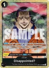 Disappointed? (Premium Card Collection -Best Selection Vol. 6-) - One Piece Promotion Cards - One Piece Card Game card