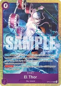 El Thor (Premium Card Collection -Best Selection Vol. 6-) - One Piece Promotion Cards - One Piece Card Game card