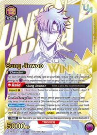 Sung Jinwoo (022) (UR) (Winner) - Union Arena Promotion Cards - Union Arena card