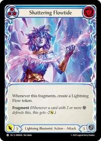Shattering Flowtide (Blue) - Omens of the Third Age - Flesh and Blood TCG card