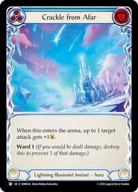 Crackle From Afar - Omens of the Third Age - Flesh and Blood TCG card