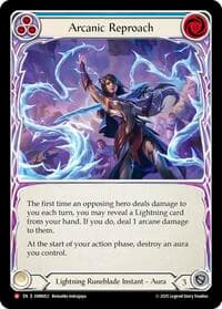 Arcanic Reproach - Omens of the Third Age - Flesh and Blood TCG card