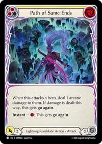 Path of Same Ends (Yellow) - Omens of the Third Age - Flesh and Blood TCG card